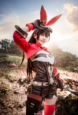 原神安柏@修老虎(9 照片)