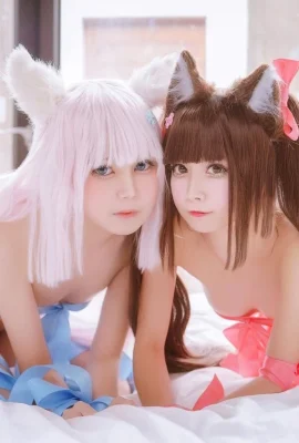 (Rinka Okita Rinka Suzusu Yakira) Nekopara (34 相片)