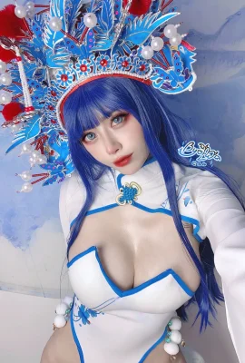 Byoru《清涼旗袍》炸出誘人深溝看不完 (29 相片)