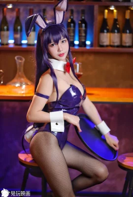 抖娘-利世《霞之丘詩羽》經典兔女郎深入你心 (40 照片)