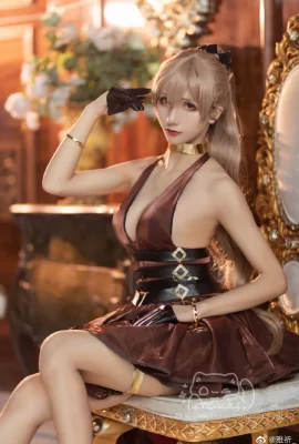 碧藍航線讓巴爾禮服cos 不羈的BloodStone cn雅祈(12 相片)