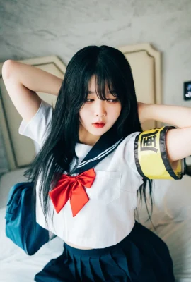 (ZIA.Kwon ) 學生妹邪惡視角辣炸 優質曲線太狂 (40 照片)