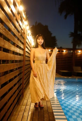 (本郷柚巴) 大奶妹夏日清涼體驗 將最胸一面呈現 (18 相片)