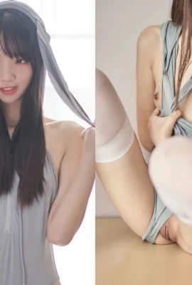 萌系兔女孩「三點全露」玲瓏蜜乳色色視角完全解放 (64 照片)