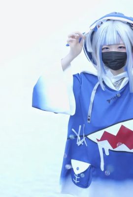 （甜蜜的叮咬hamu-chan（ham））刮擦cute_chibi鯊魚的水玩耍