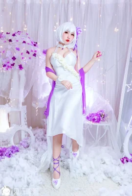 (兔玩映畫) – 純白薔薇 (15 圖片)