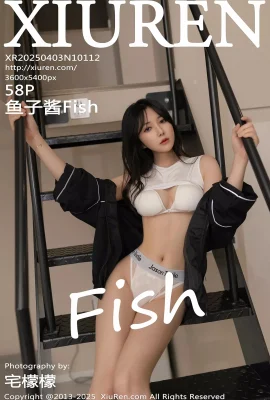 【XIUREN秀人網】2025.04.03 VOL.10112 魚子醬Fish 白色絲襪 完整版無水印寫真【58P】