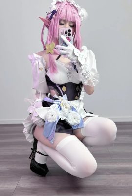 幼愛Youmeko – 崩壞三 愛莉希雅女仆裝