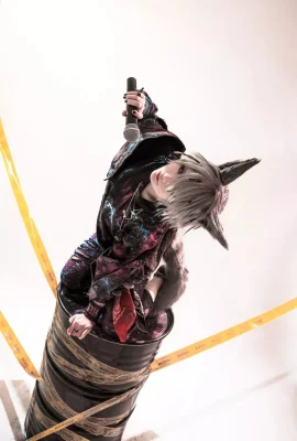 Coser小姐姐星之遲遲明日方舟本-Heartbeat主題性感多套服飾系列秀完美身材誘惑寫真 6