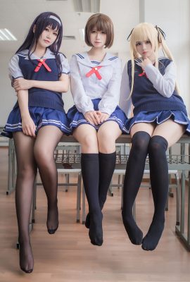 白金Saki – 三個女僕