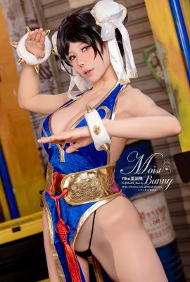 黏黏團子兔– 2月作品街霸-春麗』桃花旗袍(87P)